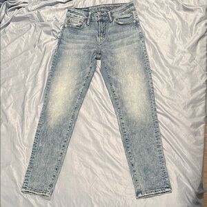 American Eagle Outfitters Women's Light Blue Skinny Jeans